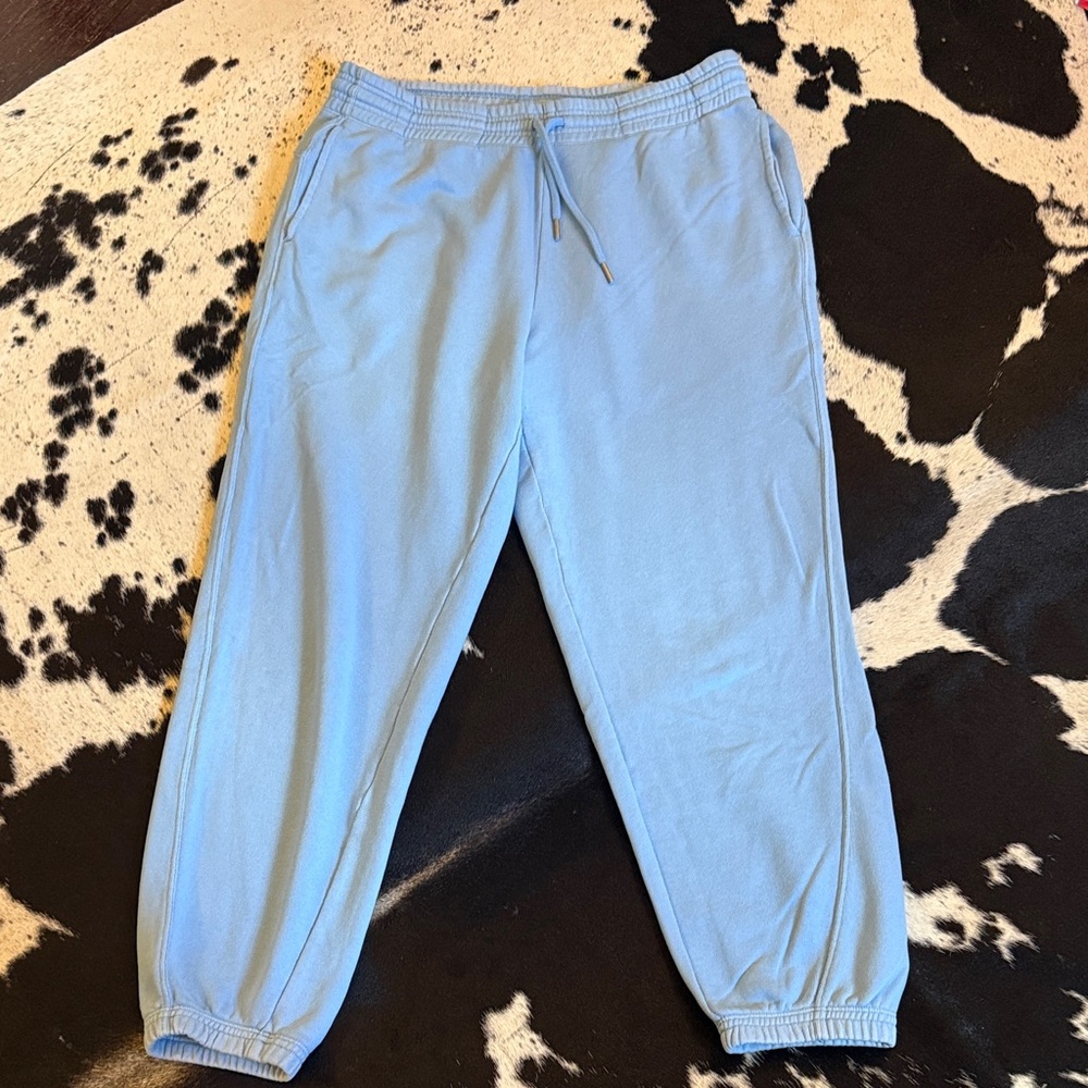 Aerie blue drawstring sweatpants size Medium